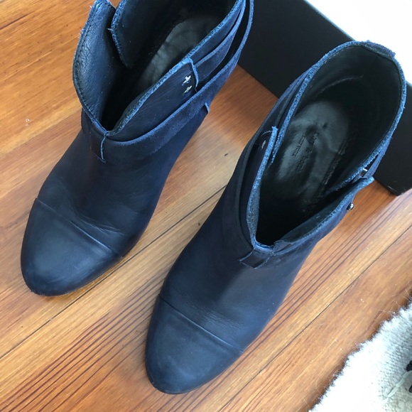 Rag and Bone Harrow Blue Booties - Picture 6 of 10